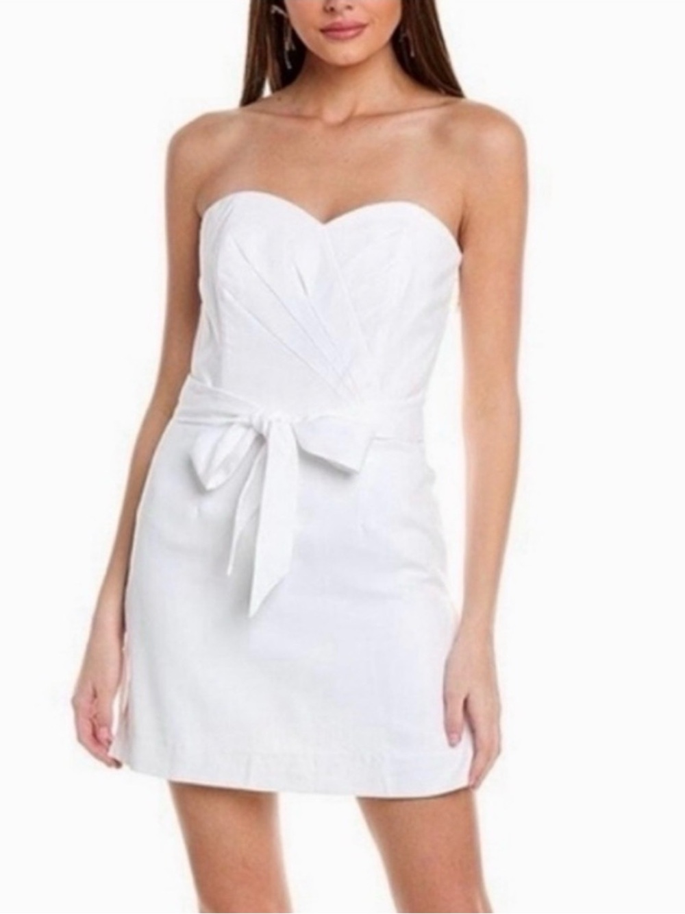 NWT Lilly Pulitzer Kylo Romper in White. Size 12. Strapless.